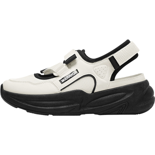 回力凉鞋女2026年夏季户外溯溪鞋女鞋子厚底增高休闲魔术贴沙滩鞋