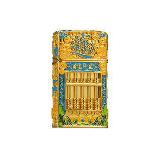 zippo打火机窄机八方来财重甲夜光珐琅官方正品煤油防风男士礼物