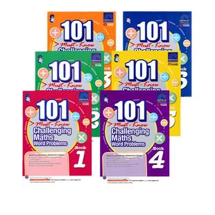 SAP 101 Challenging Maths Word Problems 新加坡数学101个数学必学应用题 小学教辅1-6年级练习册 英文原版进口图书