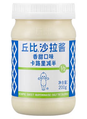 卡路里减半香甜口味沙拉酱丘比