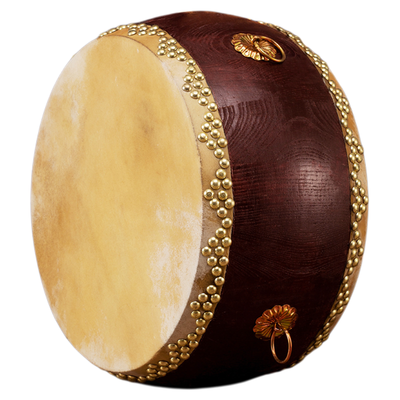 椿木黄牛皮白茬鼓锣鼓道士寺院堂鼓高音扁鼓节奏鼓正宗真牛皮大鼓