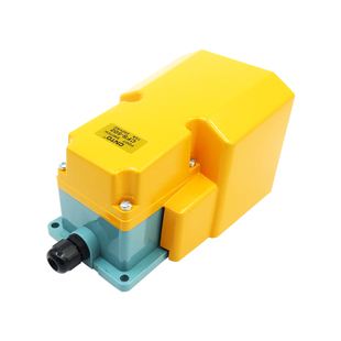 昌得带盖板脚踏开关脚踩式CFS-502铝壳自复位一开一闭15A TFS-502