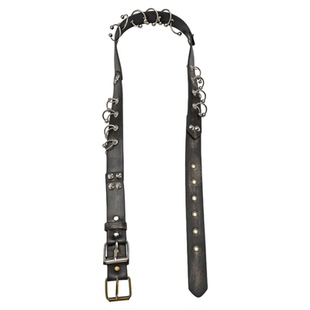 WACKYE 官方正品 原创金属铆钉朋克亚文化腰链配饰双头皮带