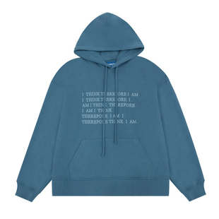 NEATO逆光女装UNI无性别穿搭刺绣连帽卫衣加绒款宽松运动中性帽衫