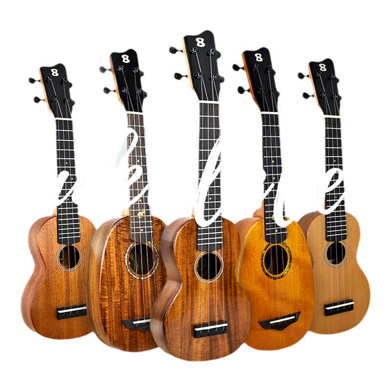 艳阳尤克里里21寸全系列桃花芯红松相思木全单板ukulele