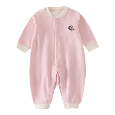 婴儿连体衣女宝男宝秋冬家居哈衣