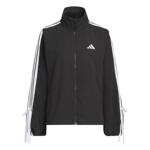 三条纹舞动系列拒水休闲连帽夹克外套女春季adidas阿迪达斯轻运动