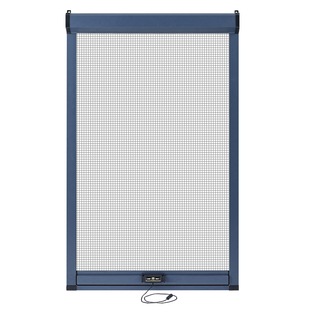 新品可拆洗隐形纱窗加厚铝合金防蚊防虫上下拉式推拉式缩卷筒式