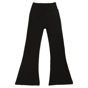 2025新款女童鲨鱼裤加绒加厚儿童打底裤冬季喇叭裤大童微喇裤冬装