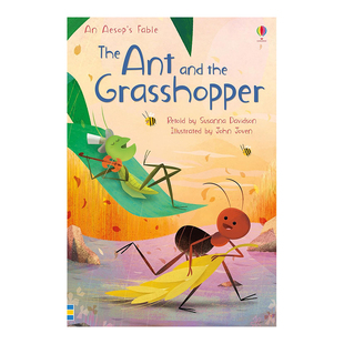 【预售】蚂蚁和蚱蜢 The Ant and the Grasshopper英文原版图书进口外版书籍