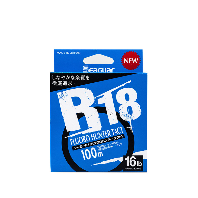 Seaguar西格蓝标R18氟碳鱼线路亚前导线子线主线碳素线日本进口
