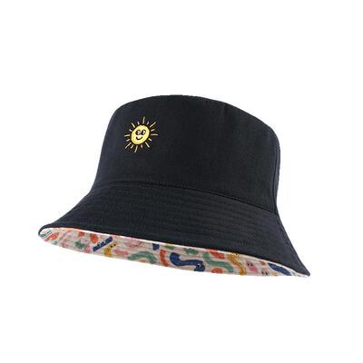 CACUSS渔夫帽女防晒双面戴