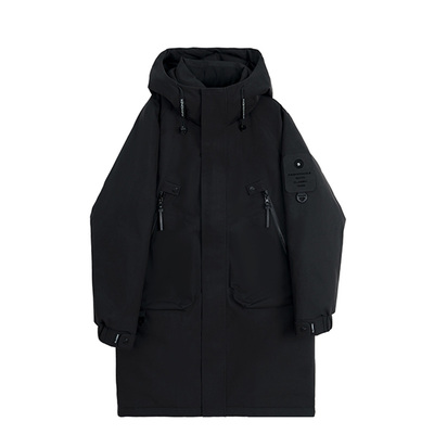 【王一博同款】鸭鸭羽绒服中长款