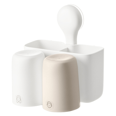 懒角落吸盘牙刷置物架壁挂式