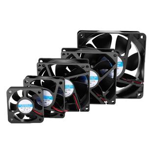 DC24V电源风扇 4 5 6 7 8 12CM 直流静音风扇 大风量散热无刷风扇