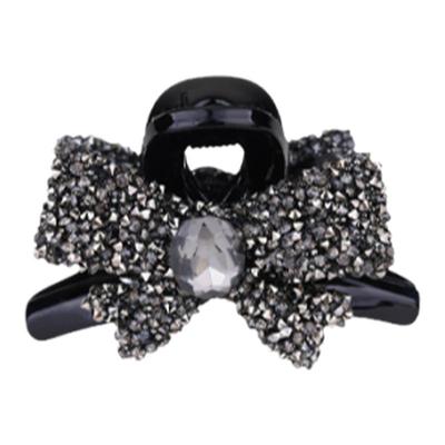 抓夹水钻蝴蝶结小抓夹适合半扎发