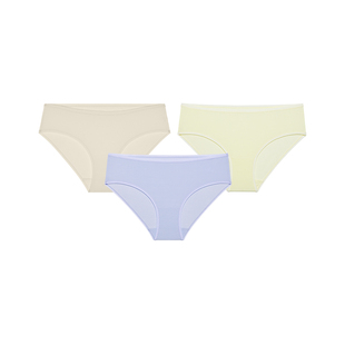 3件|内外橙标零敏低腰/中腰/高腰无痕80支内裤春夏新款NEIWAI