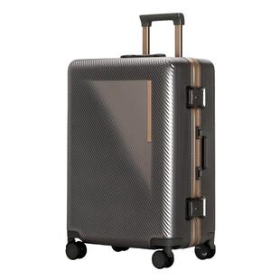 铝框行李箱20寸登机拉杆箱旅行箱大容量加厚结实耐用新款密码皮箱