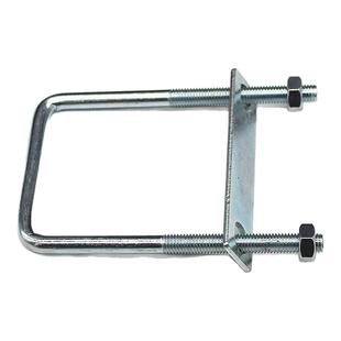 镀锌国标直角U型螺栓U形螺丝U型丝方管卡扣方形卡扣管夹箍M6M8M12