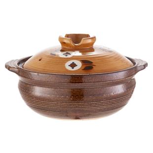 万土烧 朝颜 粗陶土锅家用砂锅煲汤煮粥沙锅炖锅燃气耐高温明火