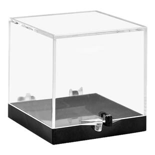 亚克力盒子矿物晶体标本展示盒收纳盒原石矿石岩石收藏装饰翻盖盒