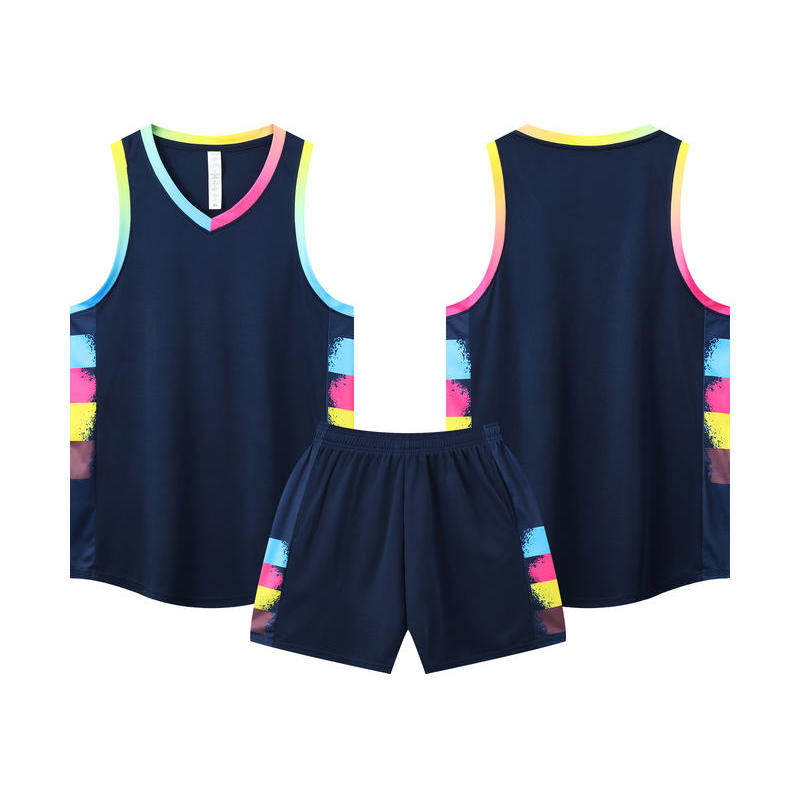 高端比赛篮球服定制套装