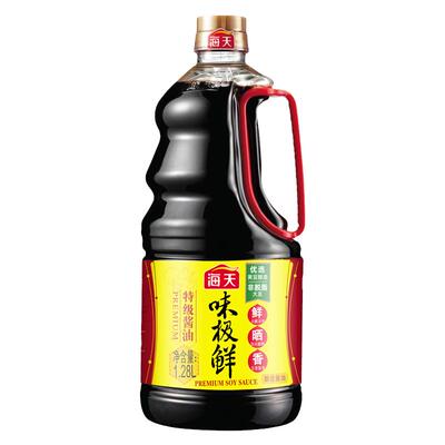 海天味极鲜1.28L特级生抽