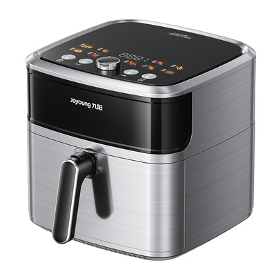 九阳不锈钢空气炸锅免翻面双热源