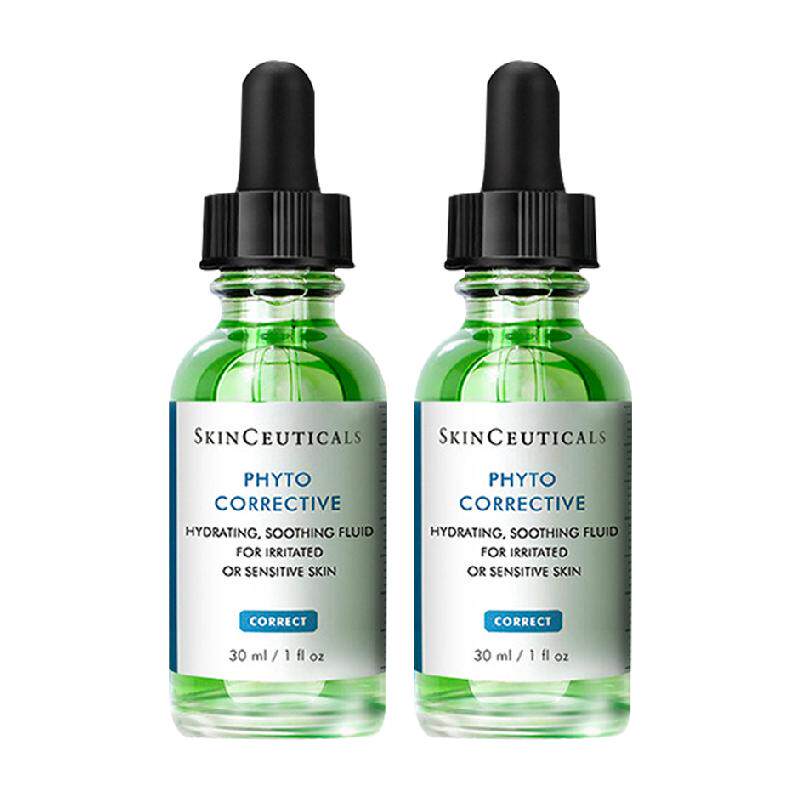 【下拉享淘金币优惠】修丽可植萃舒缓色修精华30ml*2瓶