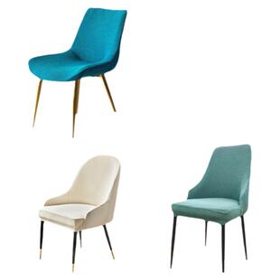 弧形椅套定制四季通用防猫抓万能弹力餐桌椅套罩家用异型椅子套罩