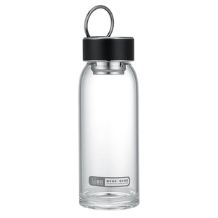 诺岩高硼硅玻璃杯大容量男女士泡茶水杯2026新款便携车载水壶杯子