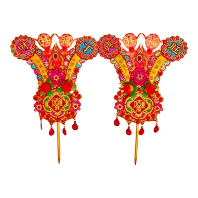 2026潮汕双凤尾金花拜司命插香炉