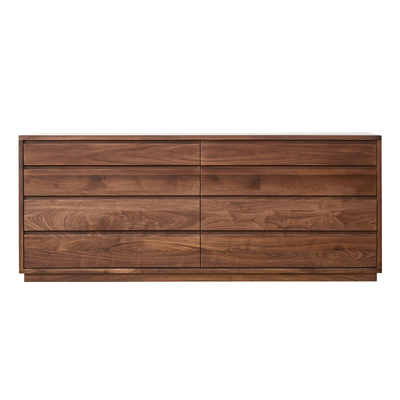 北美黑胡桃木八斗柜储物柜