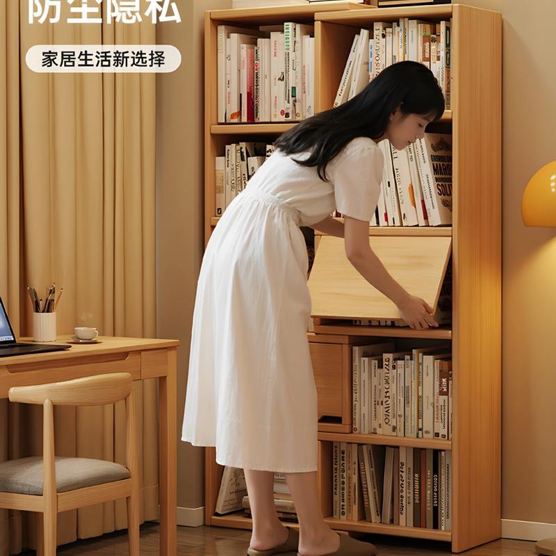 3书架落地置物架走廊书柜储物柜自由组合收纳一体玩具柜子简易靠