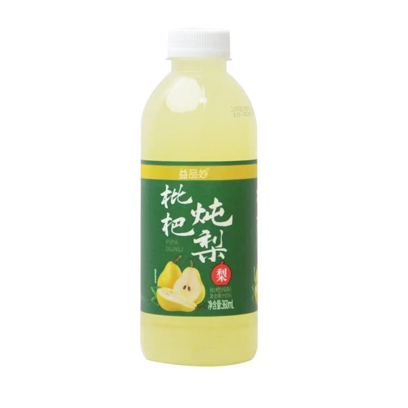 枇杷炖梨果汁饮料低脂新鲜饮品整箱批发厂家直销360ML/瓶饮品饮料