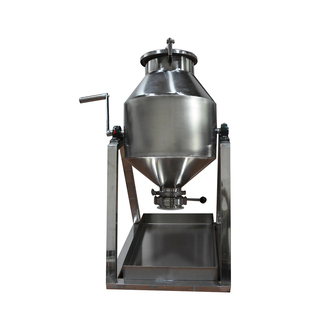 小型手摇粉末干粉粉体实验室搅拌机手动家用砂浆食品预混器