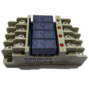 全新欧姆龙G6B-4BND配G6B-1174P-FD-US-24VDC终端继电器模组模块