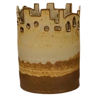 城市之中手作香薰蜡烛景德镇陶瓷香氛家用室内扩香摆件小众伴手礼