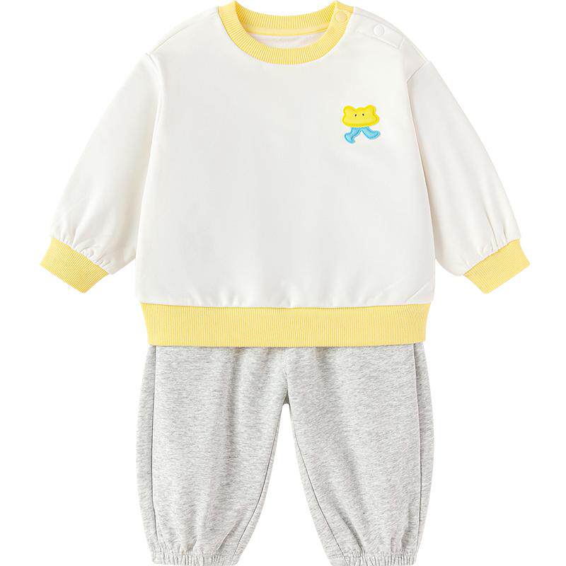 巴拉巴拉童装儿童套装婴儿宝宝男女童2026新款春装萌趣舒适