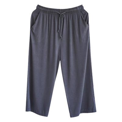 七分裤莫代尔男过膝七分裤家居裤