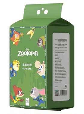 迪士尼疯狂动物城700克洗脸巾