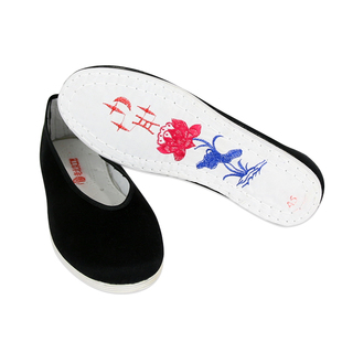 寿鞋男单鞋布鞋莲花底千层底送老人逝世寿终寿衣冲喜去世全套配件