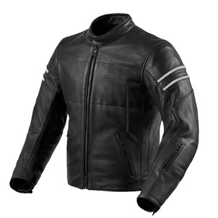 REVIT跨越摩托车骑行服男复古皮衣四季夹克机车赛车冬季防风保暖