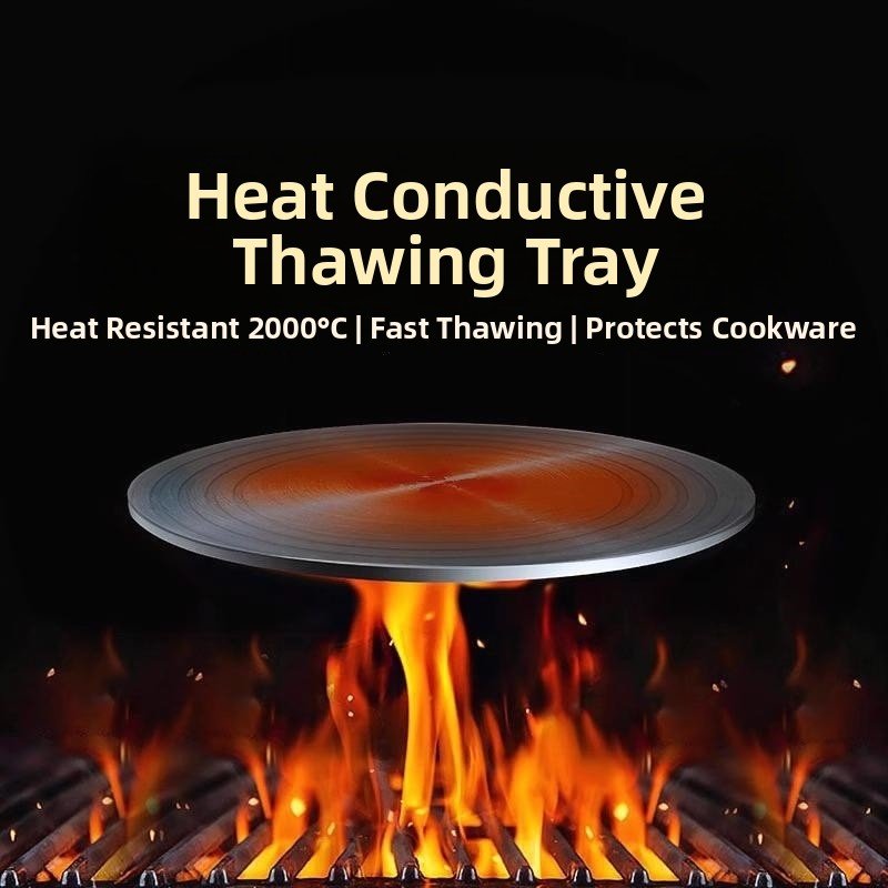 导热板燃气灶家用炉灶导热盘防烧黑煤气灶快速解冻神器化冻隔热板