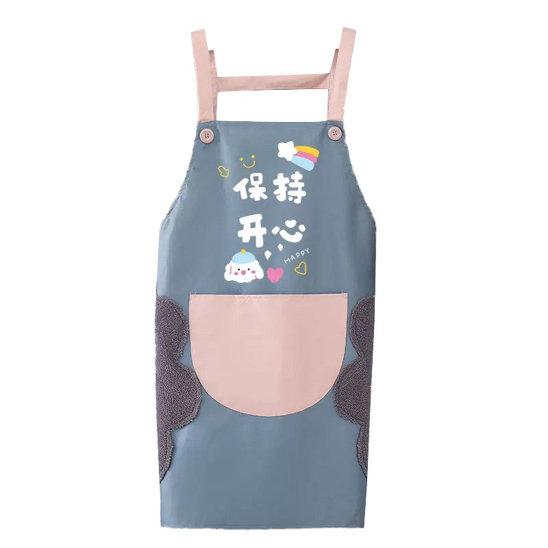 厨房防水防油女定制餐饮专用围裙