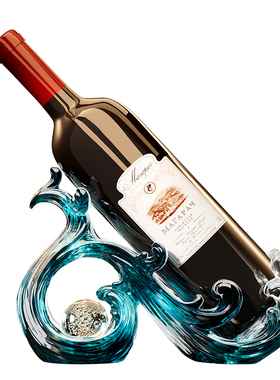 风生水起红酒架摆件客厅轻奢高档创意电视柜酒柜餐边柜装饰品新款