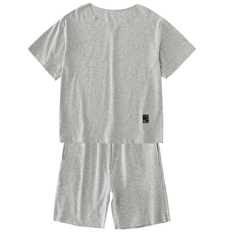 男士夏季凉感可外穿家居服套装