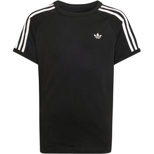 阿迪达斯童装26新款男童小童圆领短袖女童经典儿童复古T恤KE0919