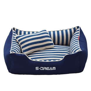 主子家 狗窝猫窝可拆洗 小型犬中型犬泰迪保暖狗床狗垫四季宠物窝