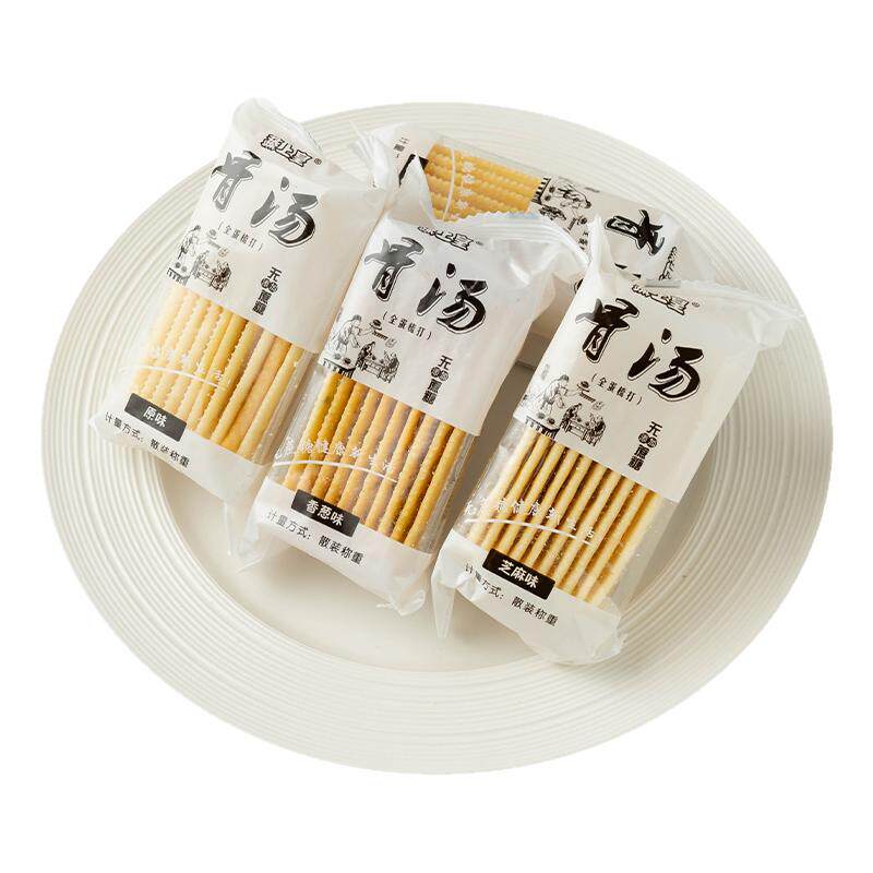梳打咸味食品零食苏打饼干无蔗糖